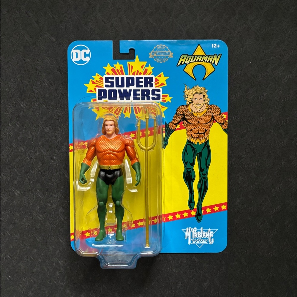 DC Super Powers Aquaman 40th Anniversary Gold Edition